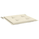 hynder til havestol 4 stk. 40x40x3 cm oxfordstof cremefarvet