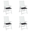hynder til havestol 4 stk. 40x40x3 cm oxfordstof sort