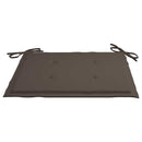 hynder til havestol 4 stk. 40x40x3 cm oxfordstof gråbrun