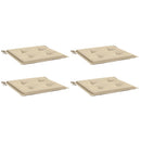 hynder til havestol 4 stk. 40x40x4 cm oxfordstof beige