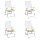 hynder til havestol 4 stk. 40x40x3 cm oxfordstof beige