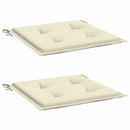 hynder til havestol 2 stk. 50x50x3 cm oxfordstof cremefarvet