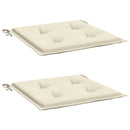 hynder til havestol 2 stk. 50x50x4 cm oxfordstof cremefarvet