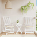 hynder til havestol 2 stk. 50x50x3 cm oxfordstof cremefarvet