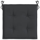 hynder til havestol 2 stk. 50x50x3 cm oxfordstof sort