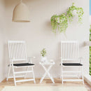hynder til havestol 2 stk. 50x50x3 cm oxfordstof sort