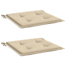 hynder til havestol 2 stk. 50x50x4 cm oxfordstof beige
