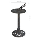 solur 35,5x82 cm plastik bronzefarvet