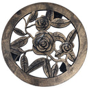 plantevogne 6 stk. 30 cm plastik bronzefarvet