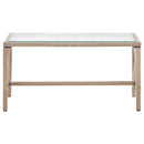 haveloungesæt 4 dele med hynde polyrattan beige