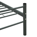 sengestel 180 x 200 cm metal grå