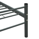 sengestel 100 x 200 cm metal grå