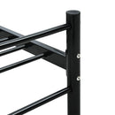 sengestel 180 x 200 cm metal sort