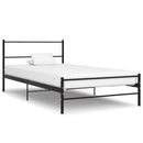 sengestel 100 x 200 cm metal sort
