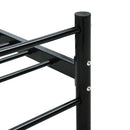 sengestel 100 x 200 cm metal sort