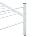 sengestel 100 x 200 cm metal hvid