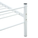 sengestel 160 x 200 cm metal hvid
