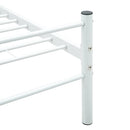 sengestel 160 x 200 cm metal hvid