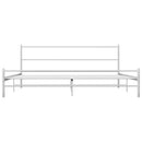 sengestel 180 x 200 cm metal hvid