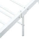 sengestel 180 x 200 cm metal hvid