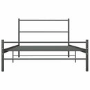 sengestel 90 x 200 cm metal grå