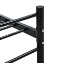 sengestel 160 x 200 cm metal sort