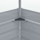 drivhus 100 x 100 x 77 cm galvaniseret stål grøn