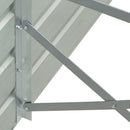 hævet plantekasse 600x80x45 cm galvaniseret stål grøn