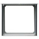 brændeskur 172 x 91 x 154 cm galvaniseret stål antracitgrå