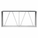 brændeskur til haven 330x84x152 cm galvaniseret stål antracitgrå