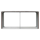 brændeskur til haven 330 x 92 x 153 cm galvaniseret stål brun
