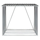 brændeskur til haven 163x83x154 cm galvaniseret stål antracitgrå
