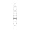 havebue 150x34x240 cm jern sort
