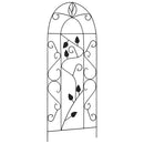 plantestativer 3 stk. 40x100 cm jern sort