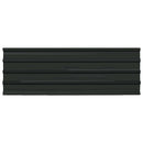 Tagpanel 12 pcs Antracit 129 x 45 cm Galvaniseret stål