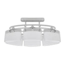 loftlampe med ellipseformede glasskærme 2 stk. E14