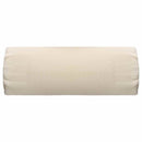 nakkestøtte til havestol 40x7,5x15 cm textilene cremefarvet