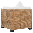 hjørnesofa med hynder naturlig rattan