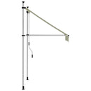 foldemarkise med manuel betjening 100 cm cremefarvet