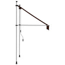 manuel foldemarkise 100 cm orange og brun