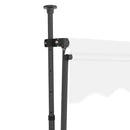 markise m. LED-lys manuel betjening 200 cm cremefarvet