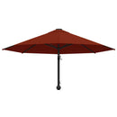 væghængt parasol med metalstang 300 cm terracotta