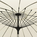 parasol med aluminiumstang 270 cm sandhvid