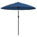 parasol med aluminiumsstang 270 cm azurblå