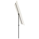 haveparasol med aluminiumsstang 2x1,5 m sandhvid