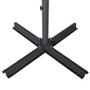 haveparasol med aluminiumstang 600 cm grøn
