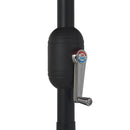 parasol med metalstang 390 cm terrakotta