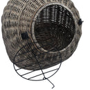 kattetransport 45x35x35 cm naturpil grå