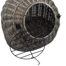 kattetransport 50x42x40 cm naturpil grå