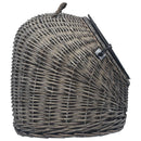 kattetransport 60x45x45 cm naturpil grå